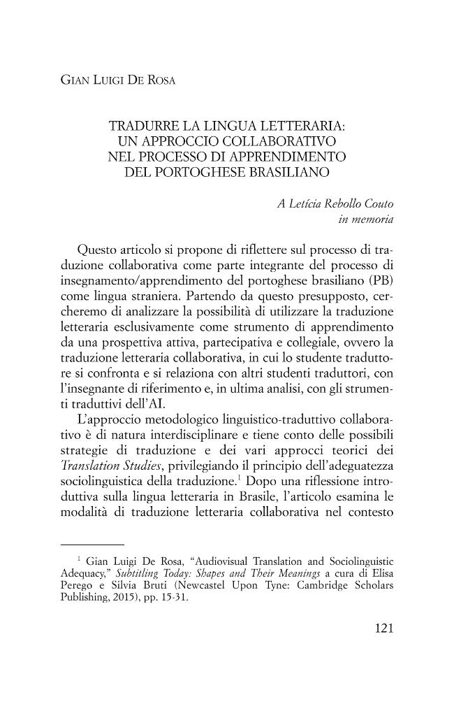 Pagina campione