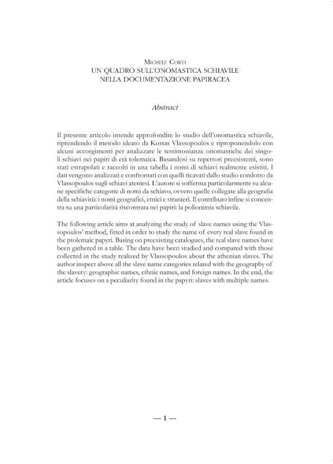 Pagina campione