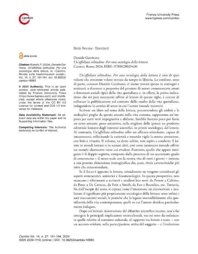 Pagina campione