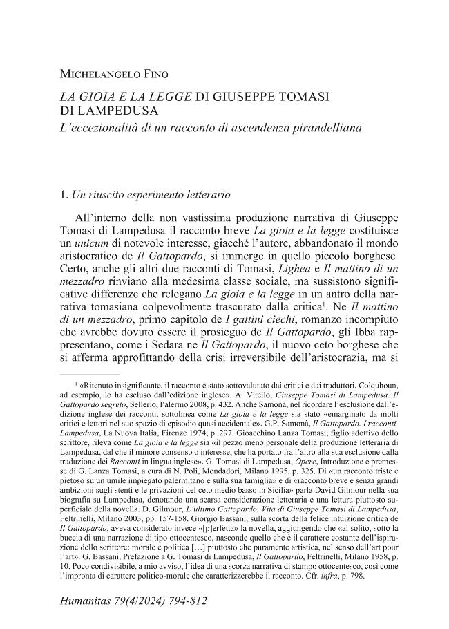 Pagina campione