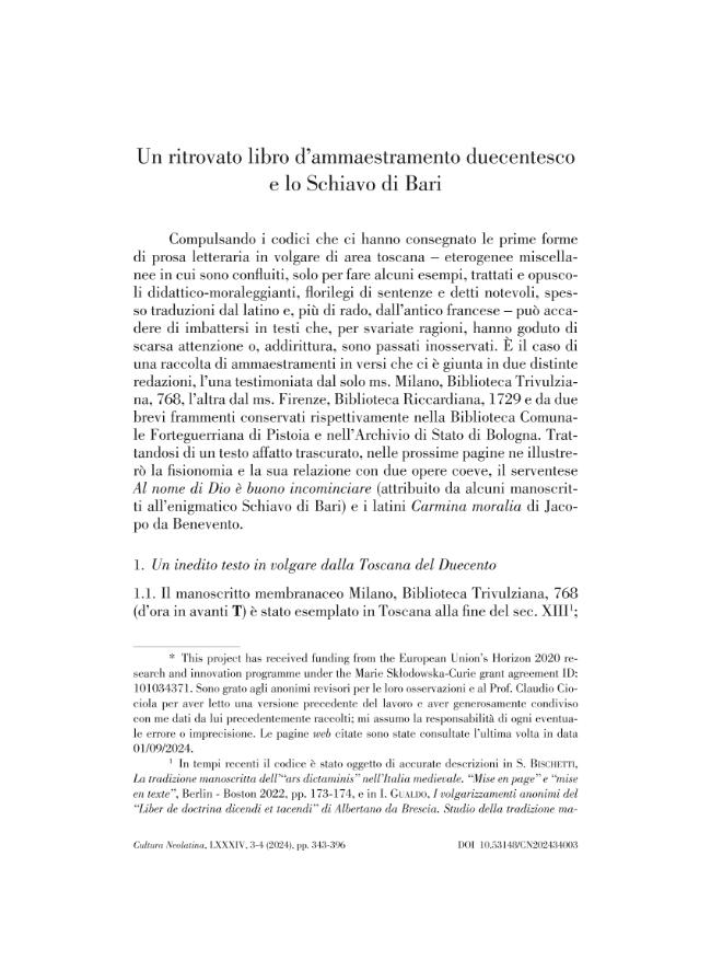 Pagina campione