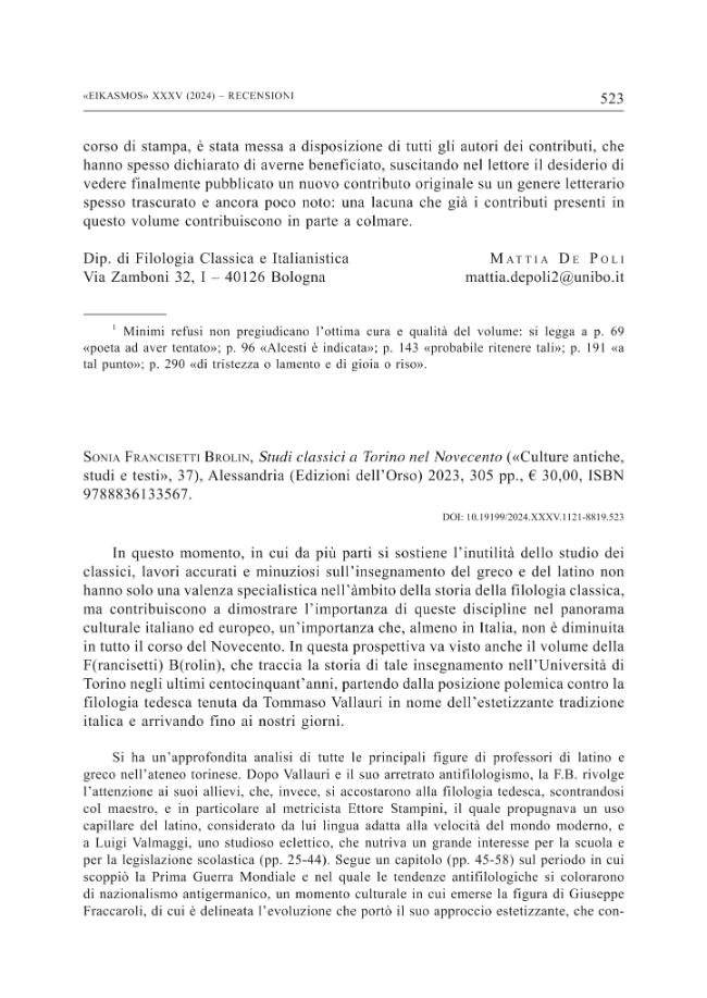 Pagina campione