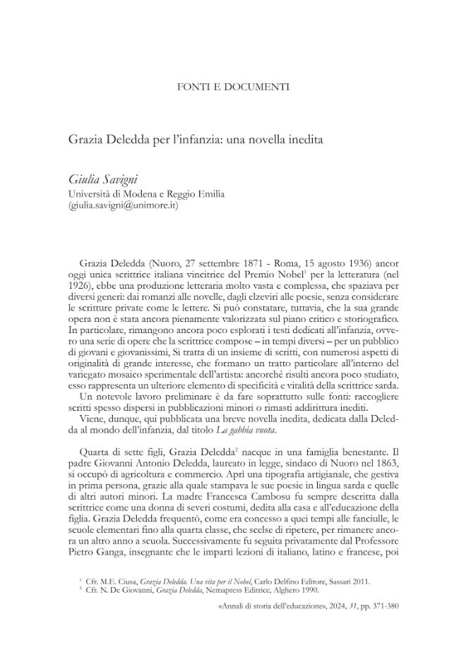 Pagina campione