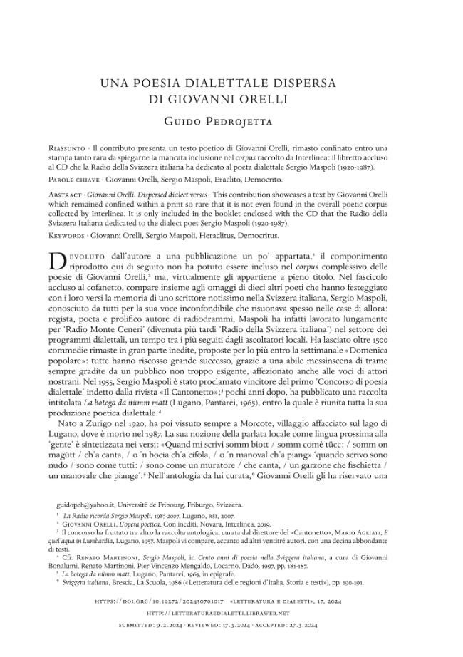Pagina campione