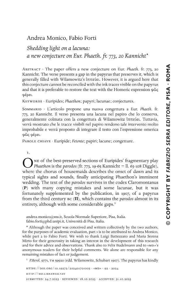 Pagina campione