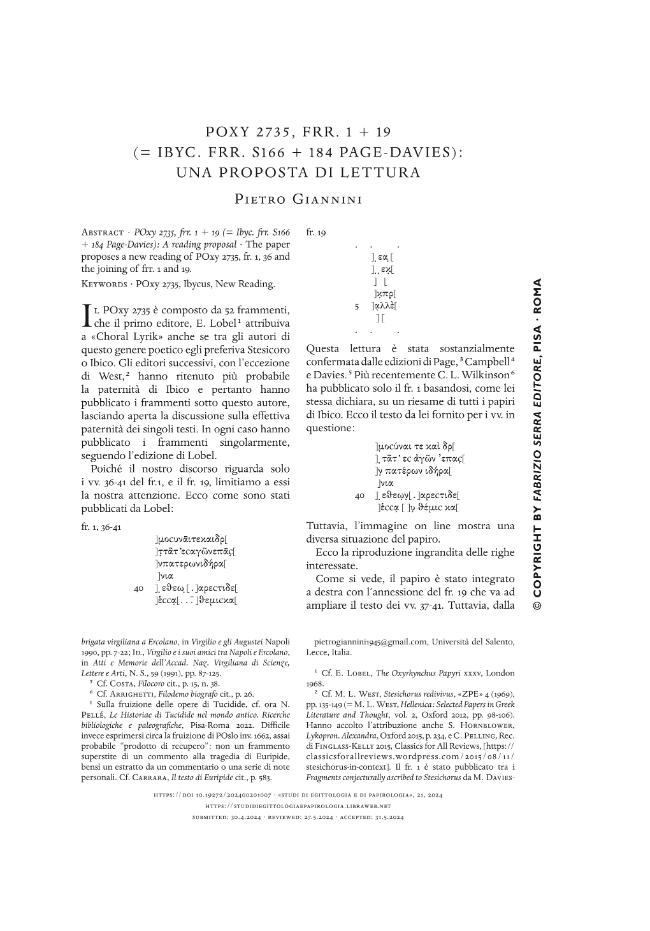 Pagina campione