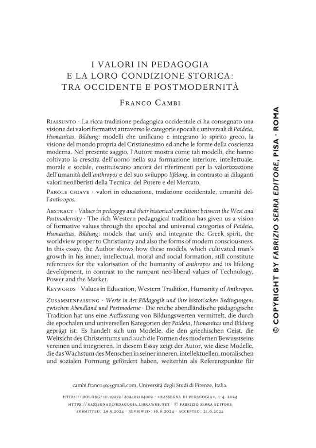 Pagina campione