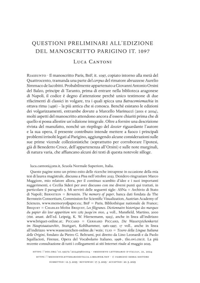 Pagina campione