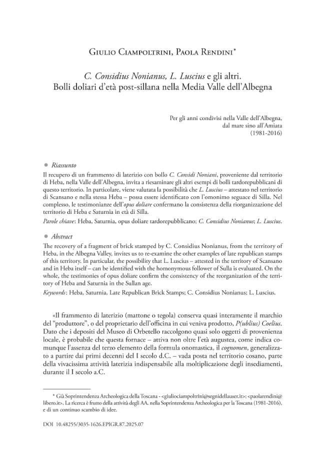 Pagina campione