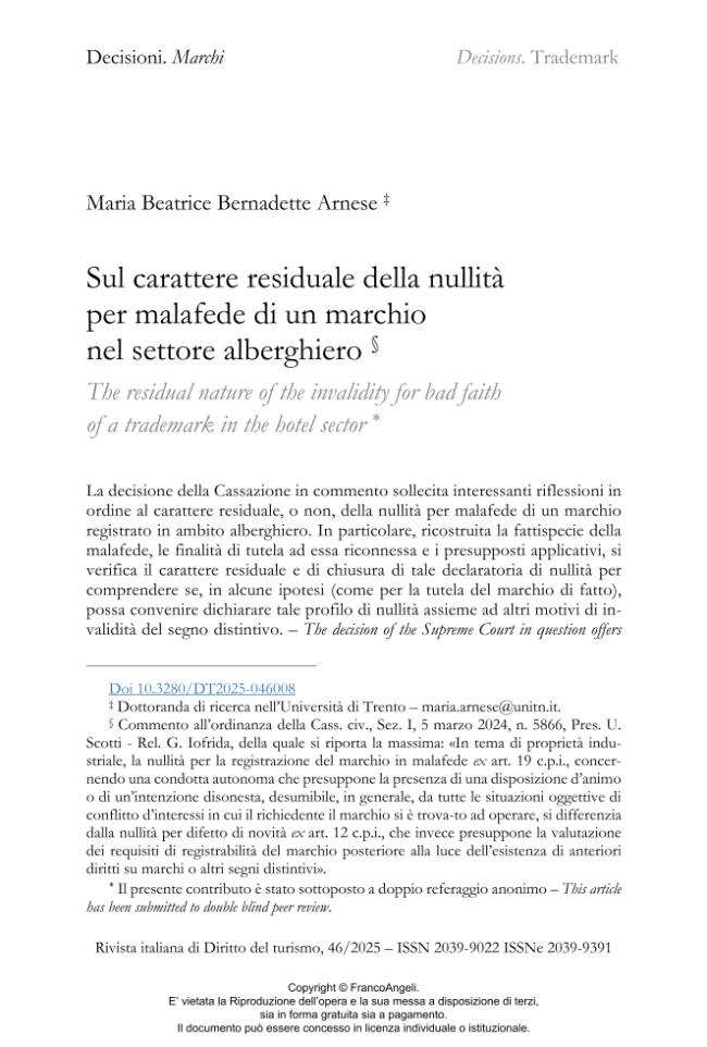 Pagina campione