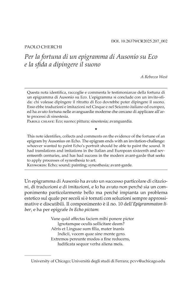 Pagina campione